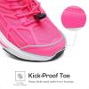 imageDREAM PAIRS Boys Girls Running Shoes Kids Athletic Lightweight Breathable Gym School ShoesHot Pink
