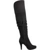 imageDREAM PAIRS Womens HIGHPLAT Black Chunky Thigh High Over The Knee High Heel BootsSarahblack