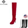 imageDREAM PAIRS Womens HIGHPLAT Black Chunky Thigh High Over The Knee High Heel BootsSarahred