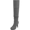 imageDREAM PAIRS Womens HIGHPLAT Black Chunky Thigh High Over The Knee High Heel BootsSarahlightGrey