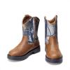 imageDREAM PAIRS Boys Girls Cowboy Boots Kids Western Riding Mid Calf Boots with Side Zipper ToddlerLittle KidBig KidBrownCamo