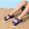 imageDREAM PAIRS Boys Girls Sandals Kids Athletic Summer Water Open Toe Shoes for LittleBig KidNavyOrange