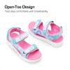 imageDREAM PAIRS Boys Girls Sandals Kids Athletic Summer Water Open Toe Shoes for LittleBig KidRainbowPink