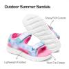 imageDREAM PAIRS Boys Girls Sandals Kids Athletic Summer Water Open Toe Shoes for LittleBig KidRainbowPink