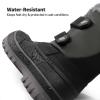 imageDREAM PAIRS Boys Girls Snow Boots WaterResistant Outdoor Sport Warm Cozy AntiSlip Cute Ankle Winter Shoes for ToddlerLittleBig KidBlackGrey