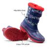imageDREAM PAIRS Boys Girls Snow Boots WaterResistant Outdoor Sport Warm Cozy AntiSlip Cute Ankle Winter Shoes for ToddlerLittleBig KidNavyRed