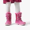 imageDREAM PAIRS Boys Girls Snow Boots WaterResistant Outdoor Sport Warm Cozy AntiSlip Cute Ankle Winter Shoes for ToddlerLittleBig KidPink
