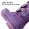 imageDREAM PAIRS Boys Girls Snow Boots WaterResistant Outdoor Sport Warm Cozy AntiSlip Cute Ankle Winter Shoes for ToddlerLittleBig KidPurple