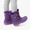 imageDREAM PAIRS Boys Girls Snow Boots WaterResistant Outdoor Sport Warm Cozy AntiSlip Cute Ankle Winter Shoes for ToddlerLittleBig KidPurple