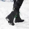 imageDREAM PAIRS Boys Girls Snow Boots Waterproof Outdoor Warm Cozy AntiSlip Mid Calf Faux Fur Lining Winter Shoes for LittleBig KidsBlackNeonGreen
