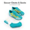 imageDREAM PAIRS Boys Girls Soccer Cleats Youth Firm Groud Sport Football Cleats with Soccer Socks for LittleBig KidToddlerMint Green