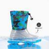 imageDREAM PAIRS Boys Snow Boots Waterproof Camouflage Slip Resistant Mid Calf Faux Fur Lining Outdoor Winter Shoes for LittleBig KidsBlueGray