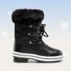 imageDREAM PAIRS Cozy Kids Snow Boots Warm ampamp WaterResistant Winter Boots with Faux Fur for AllDay Play NonSlip Mid Calf BootsBlack
