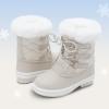 imageDREAM PAIRS Cozy Kids Snow Boots Warm ampamp WaterResistant Winter Boots with Faux Fur for AllDay Play NonSlip Mid Calf BootsOffwhite