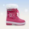 imageDREAM PAIRS Cozy Kids Snow Boots Warm ampamp WaterResistant Winter Boots with Faux Fur for AllDay Play NonSlip Mid Calf BootsRose Red
