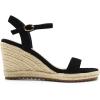 imageDREAM PAIRS Espadrilles Wedge Sandals for Women Womens Open Toe Summer Dressy Sandals with Adjustable Ankle Strap and Soft FootbedBlack