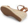 imageDREAM PAIRS Espadrilles Wedge Sandals for Women Womens Open Toe Summer Dressy Sandals with Adjustable Ankle Strap and Soft FootbedBrown