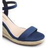 imageDREAM PAIRS Espadrilles Wedge Sandals for Women Womens Open Toe Summer Dressy Sandals with Adjustable Ankle Strap and Soft FootbedNavy