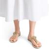 imageDREAM PAIRS Flip Flops for Women Dressy Rhinestone TStrap Thong Sandals for Summers Dress BeachGold