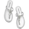 imageDREAM PAIRS Flip Flops for Women Dressy Rhinestone TStrap Thong Sandals for Summers Dress BeachSilver