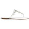 imageDREAM PAIRS Flip Flops for Women Dressy Rhinestone TStrap Thong Sandals for Summers Dress BeachWhite