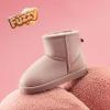imageDREAM PAIRS Girls Boys Boots Kids Winter Ankle Faux Fur Lined Snow Shoes FuzzyClassic Kids Low Boot for ToddlerLittle KidBig KidPink