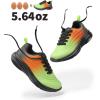 imageDREAM PAIRS Girls Boys Shoes Kids Lace up Tennis Sparkle Glitter Athletic Running SneakersNeon GreenOrangeBlack