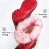 imageDREAM PAIRS Girls Boys Snow Boots WaterResistant Outdoor Warm Cozy AntiSlip Mid Calf Faux Fur Lining Winter Shoes for LittleBig KidsRedBlack
