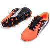 imageDREAM PAIRS Girls Boys Soccer Cleats Kids Firm Groud Football Toddler Youth Athletic Outdoor Training Shoes for LittleBig KidBlackOrange