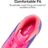 imageDREAM PAIRS Girls Boys Soccer Cleats Kids Firm Groud Football Toddler Youth Athletic Outdoor Training Shoes for LittleBig KidBluePink