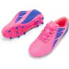 imageDREAM PAIRS Girls Boys Soccer Cleats Kids Firm Groud Football Toddler Youth Athletic Outdoor Training Shoes for LittleBig KidBluePink