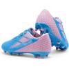 imageDREAM PAIRS Girls Boys Soccer Cleats Kids Firm Groud Football Toddler Youth Athletic Outdoor Training Shoes for LittleBig KidPinkBlue