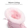imageDREAM PAIRS Girls Boys Winter Snow Boots Slip Resistant Faux Fur Lined Windproof Warm SlipOn Boots for KidsPink