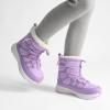 imageDREAM PAIRS Girls Boys Winter Snow Boots Slip Resistant Faux Fur Lined Windproof Warm SlipOn Boots for KidsPurple