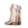 imageDREAM PAIRS Girls Cowgirl Cowboy Boots Western Fashion Mid Calf BootsRose Gold