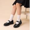 imageDREAM PAIRS Girls Mary Jane Chunky Platform School Uniform Dress Shoes Party Oxford Pumps for ToddlerLittle Big KidAll Black