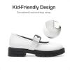 imageDREAM PAIRS Girls Mary Jane Chunky Platform School Uniform Dress Shoes Party Oxford Pumps for ToddlerLittle Big KidWhite