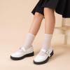 imageDREAM PAIRS Girls Mary Jane Chunky Platform School Uniform Dress Shoes Party Oxford Pumps for ToddlerLittle Big KidWhite