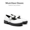 imageDREAM PAIRS Girls Mary Jane Chunky Platform School Uniform Dress Shoes Party Oxford Pumps for ToddlerLittle Big KidWhite