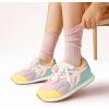 imageDREAM PAIRS Girls Sneakers Laceup Tennis Running Casual LilLegends Lightweight Classic Walking Shoes for LittleBig KidMint GreenPink