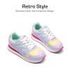 imageDREAM PAIRS Girls Sneakers Laceup Tennis Running Casual LilLegends Lightweight Classic Walking Shoes for LittleBig KidRainbowPurple