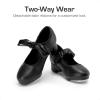 imageDREAM PAIRS Girls Tap Shoes Easy Strap Dance Shoes Girls Mary Jane Flats for ToddlerLittle KidBig KidBlackpu