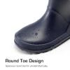 imageDREAM PAIRS Kids Rain Boots Boys Girls Lightweight Boots Waterproof Easyon Outdoor Playing Rain Boot UnisexChildNavy