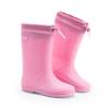 imageDREAM PAIRS Kids Rain Boots Boys Girls Lightweight Boots Waterproof Easyon Outdoor Playing Rain Boot UnisexChildPink