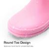 imageDREAM PAIRS Kids Rain Boots Boys Girls Lightweight Boots Waterproof Easyon Outdoor Playing Rain Boot UnisexChildPink