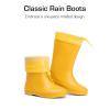 imageDREAM PAIRS Kids Rain Boots Boys Girls Lightweight Boots Waterproof Easyon Outdoor Playing Rain Boot UnisexChildYellow