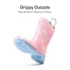 imageDREAM PAIRS Kids Rain Boots Cute Lightweight Waterproof with Pullon Handles for Girls ampamp Boys Toddler Outdoor PlayPink