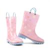 imageDREAM PAIRS Kids Rain Boots Cute Lightweight Waterproof with Pullon Handles for Girls ampamp Boys Toddler Outdoor PlayPink