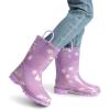 imageDREAM PAIRS Kids Rain Boots Cute Lightweight Waterproof with Pullon Handles for Girls ampamp Boys Toddler Outdoor PlayPurple