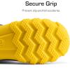 imageDREAM PAIRS Kids Rain Boots EasyOn Lightweight NonSlip Outsole for Boys ampamp Girls Outdoor Rainy Day PlayNavyYellow